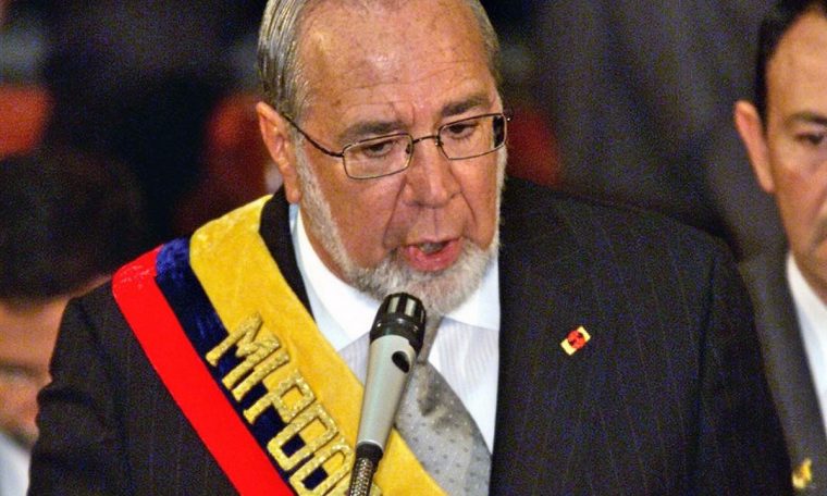 Former Ecuador President Gustavo Noboa, dies at 83