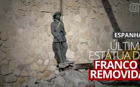 Last statue of Franco taken out for France on 'historic day' |  world
