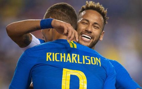 Neymar laughs that I was a fan and we became friends