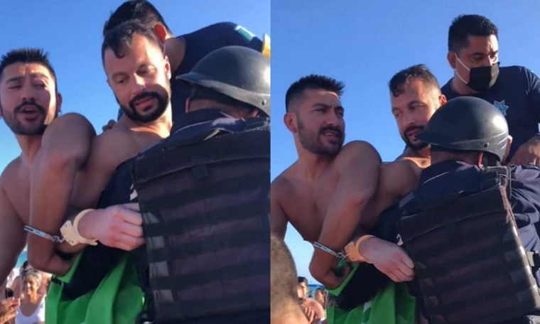 Gay men arrested for kissing on the beach in Mexico |  Bizarre