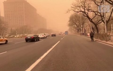 China suffers from the worst sandstorm in a decade;  Photo |  world