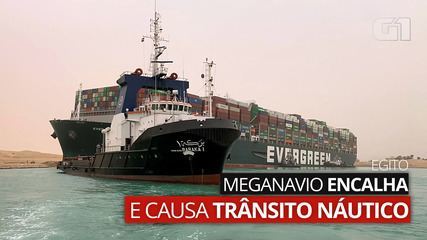 VIDEO: Magnavio is nervous and causes sea traffic on the Suez Canal in Egypt