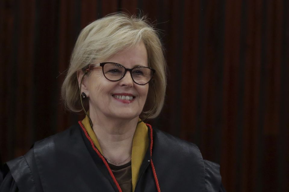 Rosa Weber, President of the Superior Electoral Court of Brazil, smiled during the trial against the candidacy of jailed former President Dr. Luis Inacio Lula da Silva on Friday in Brasilia, Brazil.  General elections will be held on 7 October