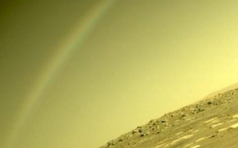 Rainbow on Mars?  Scientists interpret this picture of perseverance.  Video