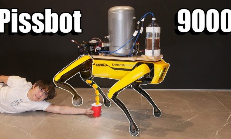 The robot dog urges beer and moves according to the environment;  View |  Technology
