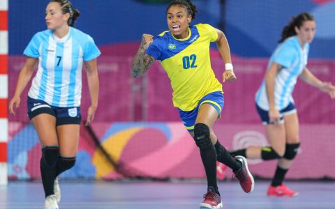 Brazilian handball meets opponents at Tokyo Olympics
