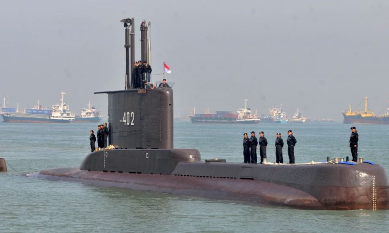 Indonesian submarine with 53 in Indonesia disappeared in Bali.  world
