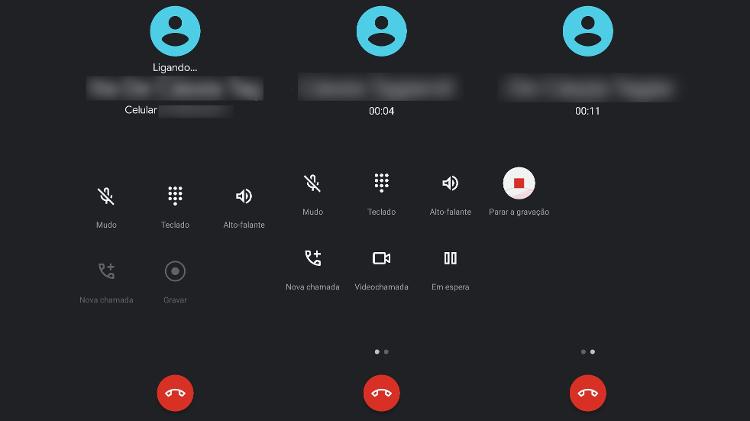 Call recording interface on phone app on Android - Playback - Playback