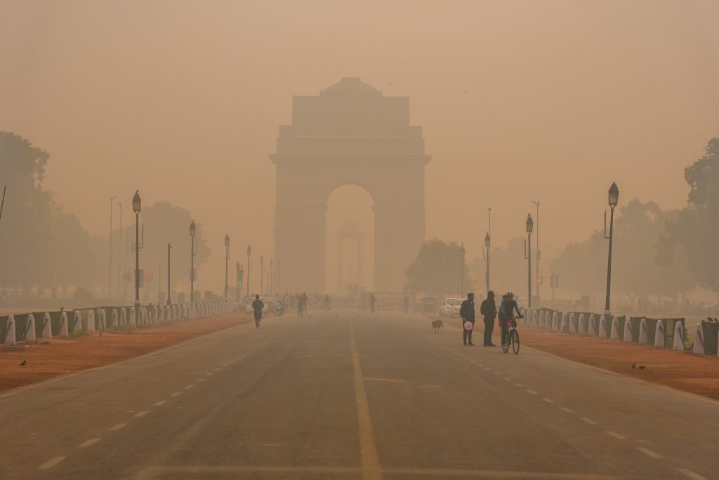 Pollution in India's capital New Delhi, photo 2019
