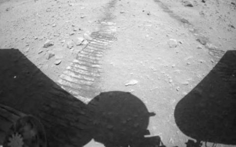 Imagem de Marte feita pela sonda chinesa Zhurong