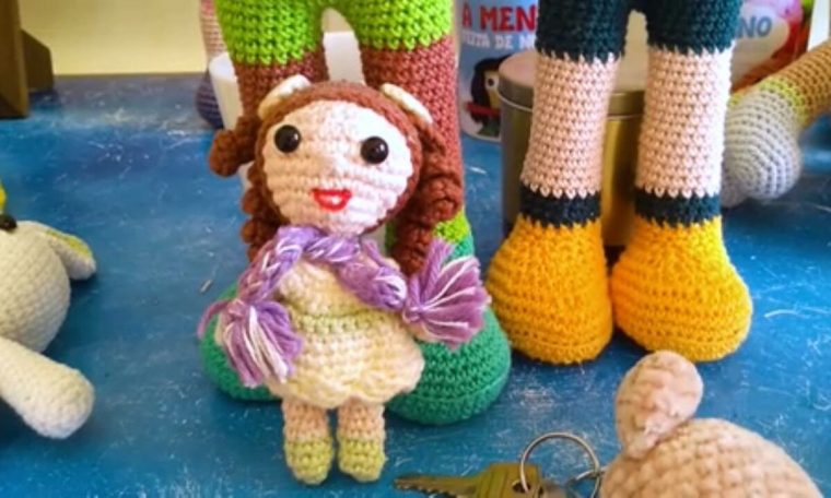 Crochet Grandpa earns $3.5K per month with inclusive doll sales.  small business and big business