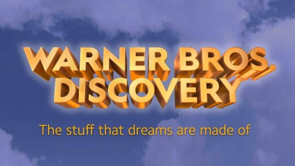 Warner Bros. brings logo Discovery slogan "the stuff that dreams are made of"