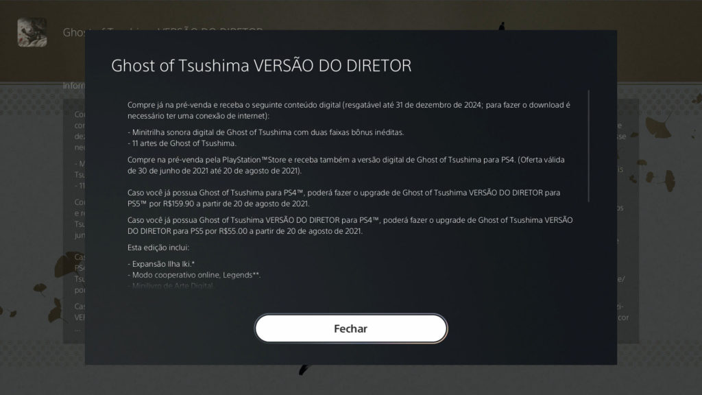 Ghost of Tsushima Director's Edition Ghost