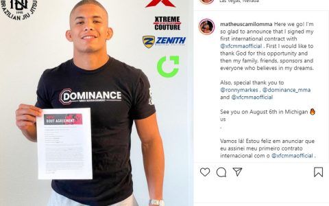 Acriano signs first international contract with US MMA organization  BC