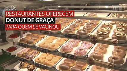 VIDEO: US restaurants offer free donuts for those vaccinated