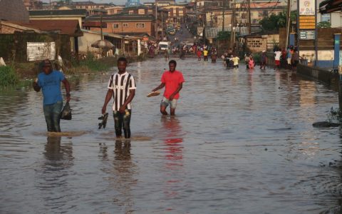 Africa's most populous city battles floods and stays on the map
