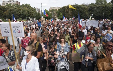 French protests against non-vaccination restrictions for sixth straight week  coronavirus