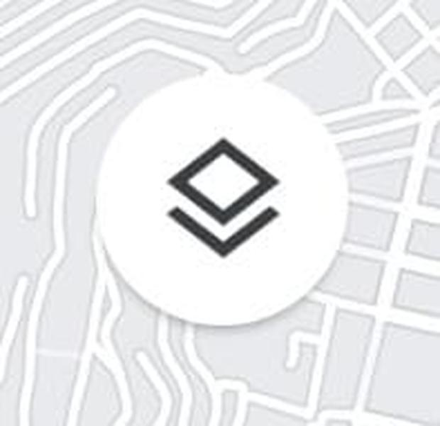 Icon to change the layout of the map in Google Maps (Photo: Mag)