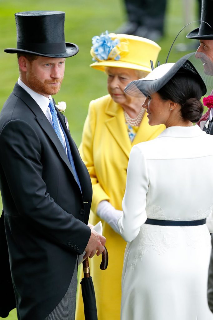 Prince Harry, Meghan Markle and Queen Elizabeth