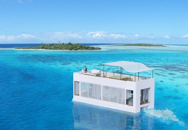 Arkup, the houseboat that will be available for reservation in Miami, USA from January (Photo: Reproduction/Arkup)
