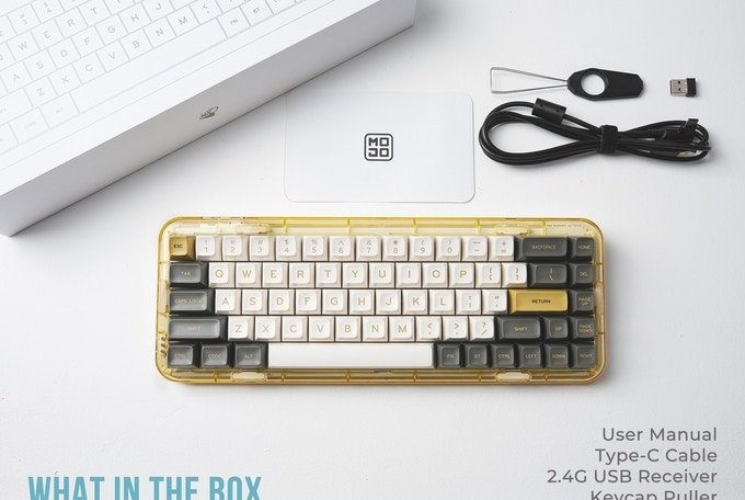 The Mojo68 is a transparent mechanical keyboard with $730,000 already raised for release
