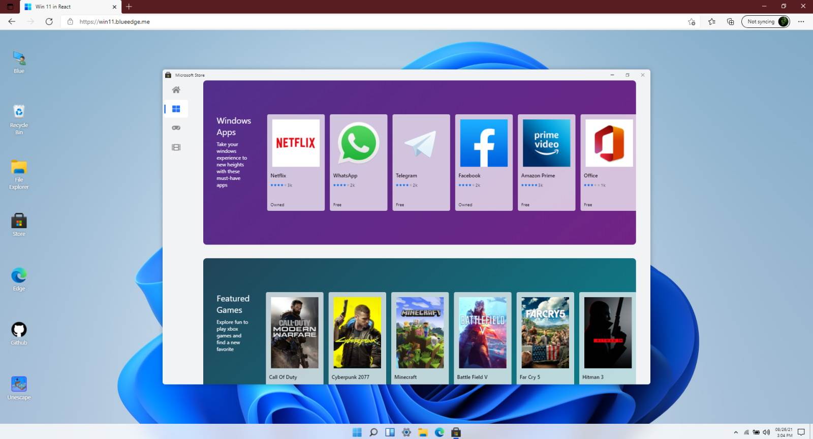     Windows 11 Store - SmartLife / Blue Edge / PrintScreen 