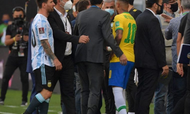 FIFA President talks about the scandal in the match between Brazil and Argentina.  International