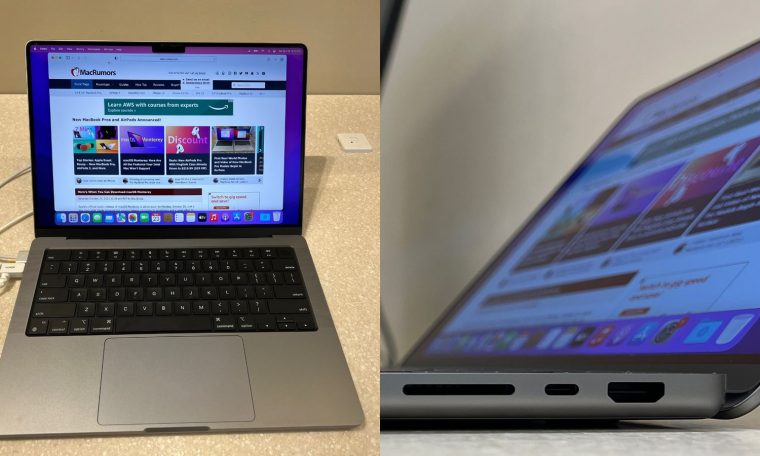 Take a look at the original picture of the 14-inch model MacBook Pro to see how beautiful it is.
