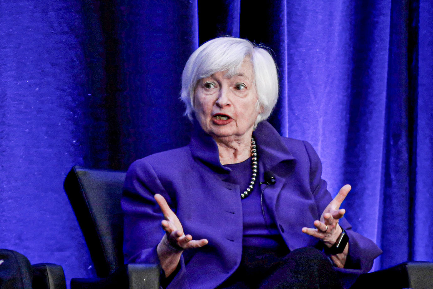 Former Federal Reserve Chair Janet Yellen speaks during a panel discussion at the American Economic Association/Allied Social Science Association (ASSA) 2019 meeting on January 4, 2019 in Atlanta, Georgia, USA.  Reuters / Christopher Aluca Berry