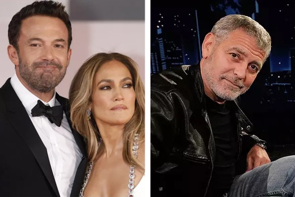 Ben Affleck and Jennifer Lopez (à esq.);  George Clooney (ed.) (Photo: Getty Images)
