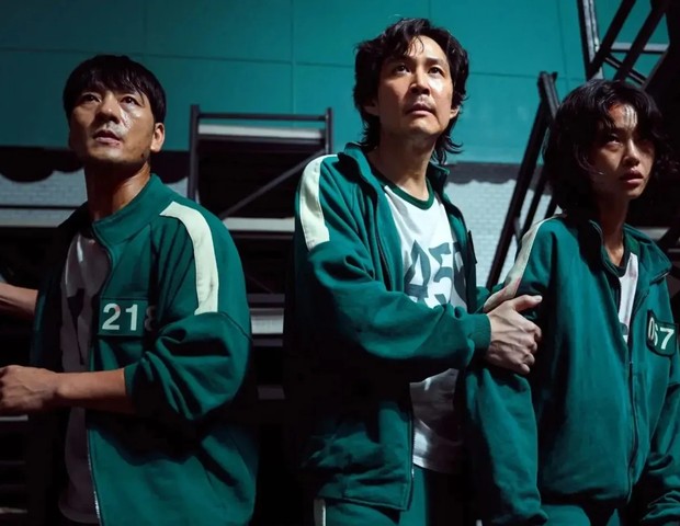 Park Hae Soo, Lee Jung-jae and Jang Hoyon at the squid game (Photo: Playback/Netflix)