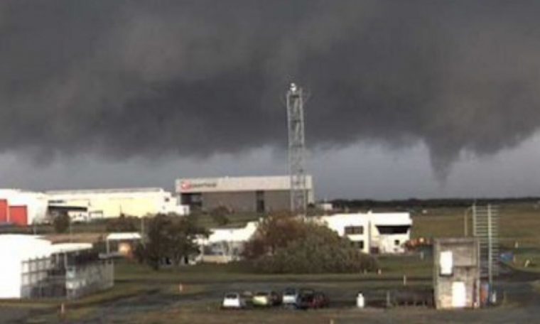 Tornado hits airport in the Australian city of Brisbane