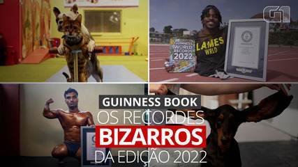 The Guinness Book released strange records from the 2022 edition