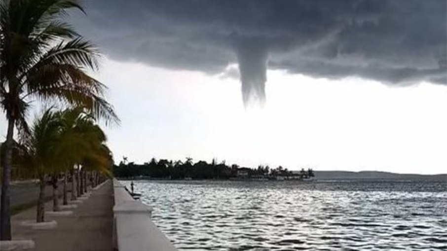 Waterspout in Cuba