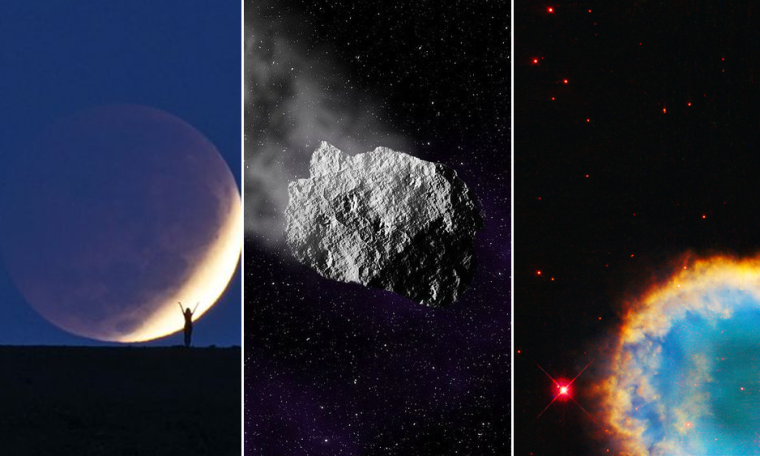 The sky is not the limit  Lunar eclipse is coming, there are asteroids and more!