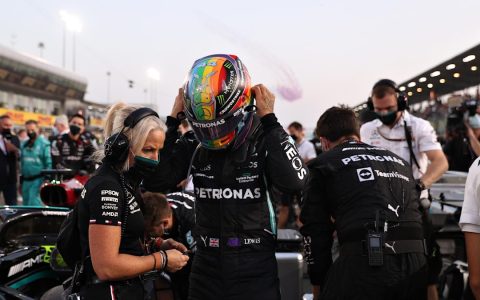 Hamilton will repeat the rainbow helmet in Saudi Arabia and Abu Dhabi