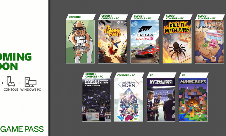 Games coming to Game Pass in November