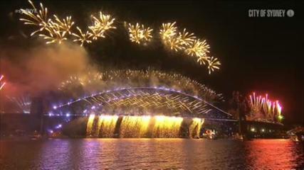 Fireworks display marks the arrival of 2022 in Australia