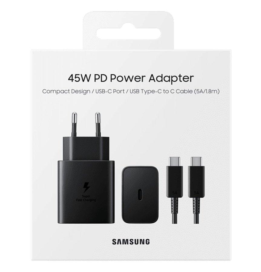 Samsung's new 45W charger.  (Source: Roland Quandt via The Verge/Reproduction)