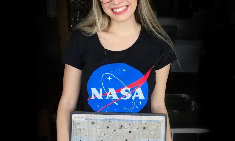 She looks up!  Meet Brazil who showed NASA an asteroid could hit Earth