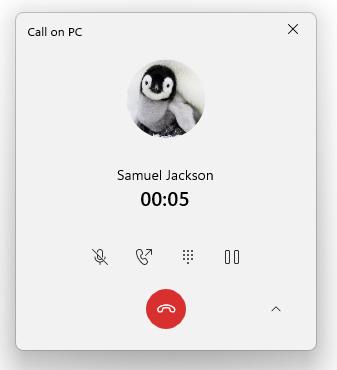 Your Phone app call window gets a new user interface