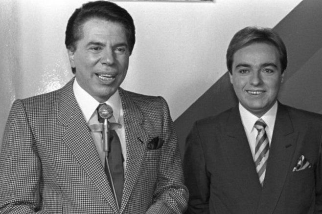 Silvio Santos with Gugu