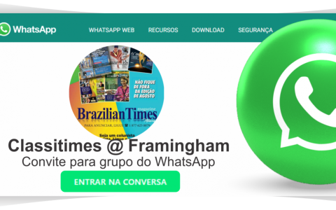 Grupo “Classitimes Framingham” reúne brasileiros no WhatsApp