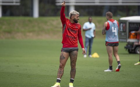 Gabigol looks forward to the end of his vacation and returns to training at Flamengo.  flamengo