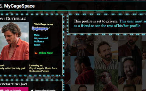 Lionsgate Launches Nicolas Cage Fan Site;  Eye