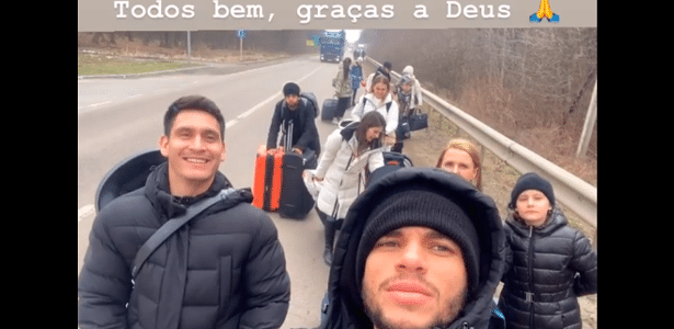 Brazilians from Ukrainian team reach Polish border on foot