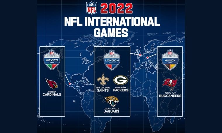 NFL announces teams to play international games in 2022