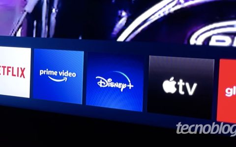 Netflix, Amazon Prime Video, Disney+, Apple TV+ e Globoplay em TV da Samsung (Imagem: Paulo Higa/Tecnoblog)