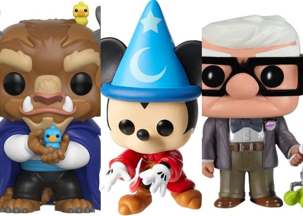 Collectible figures of Disney and Pixar characters are a great option for fans of the studio (Photo: Playback/Amazon)