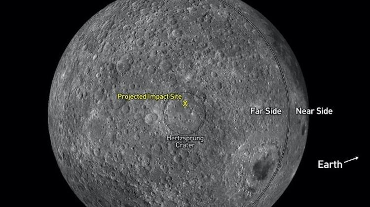 Image shows a possible space junk impact site on the far side of the Moon - NASA/LROC/ASU/Scott Sutherland via SPACE.com - NASA/LROC/ASU/Scott Sutherland via SPACE.com